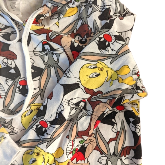 Women's Vintage 90's Looney Tunes All-Over Print Sweatshirt XXL (19) - Picture 3 of 5